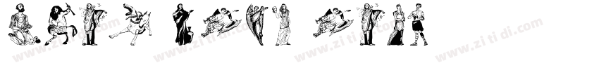 RUNK GODS ONLY字体转换